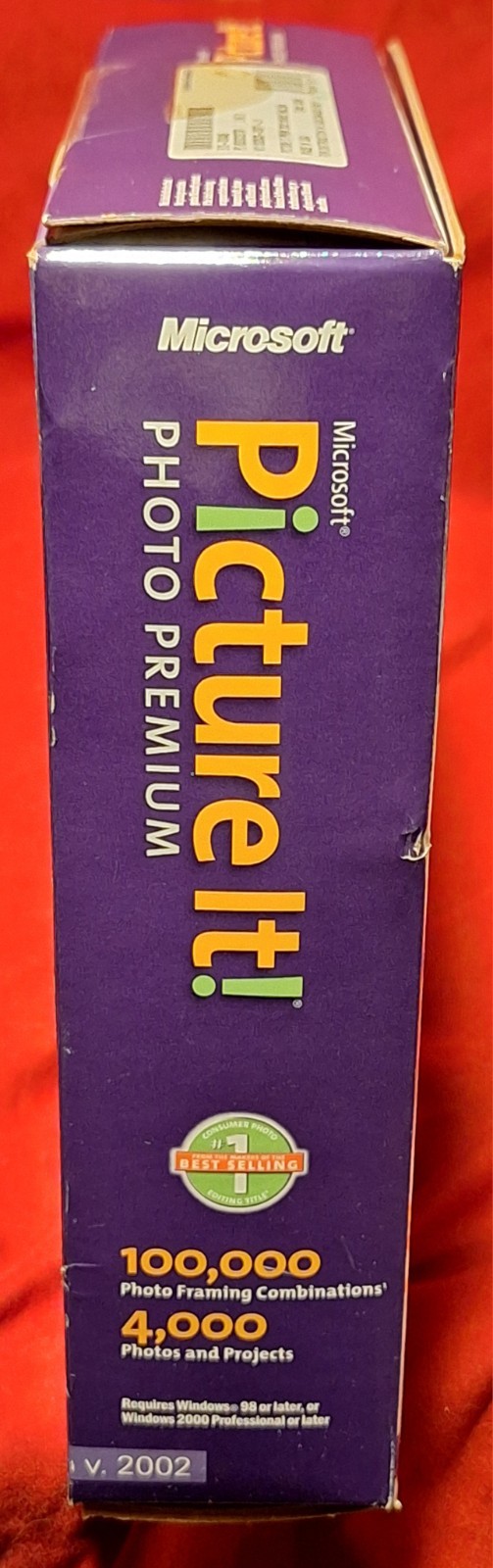 RARE New! Microsoft Picture It! Photo Premium 2002 Big Box PC CD-ROM