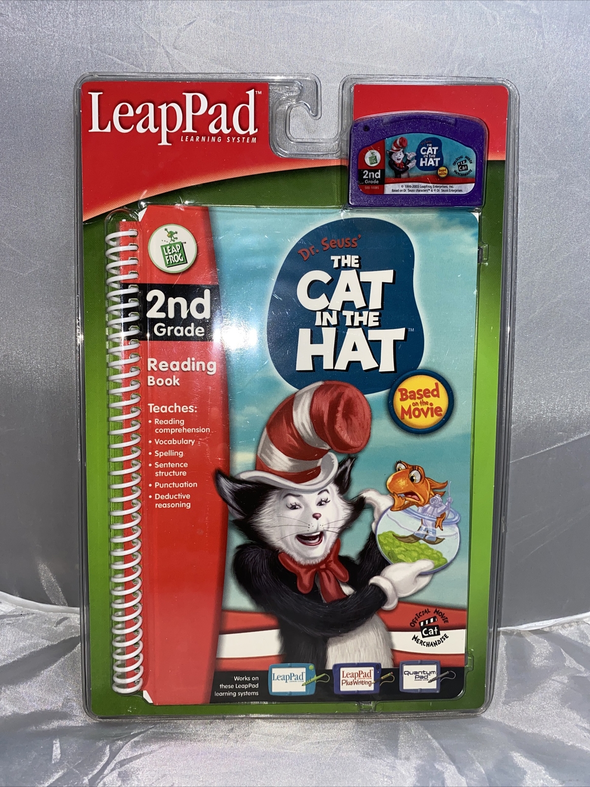 Leap Frog LeapPad The Cat in the Hat 2nd Grade Based on the Movie BRAND NEW