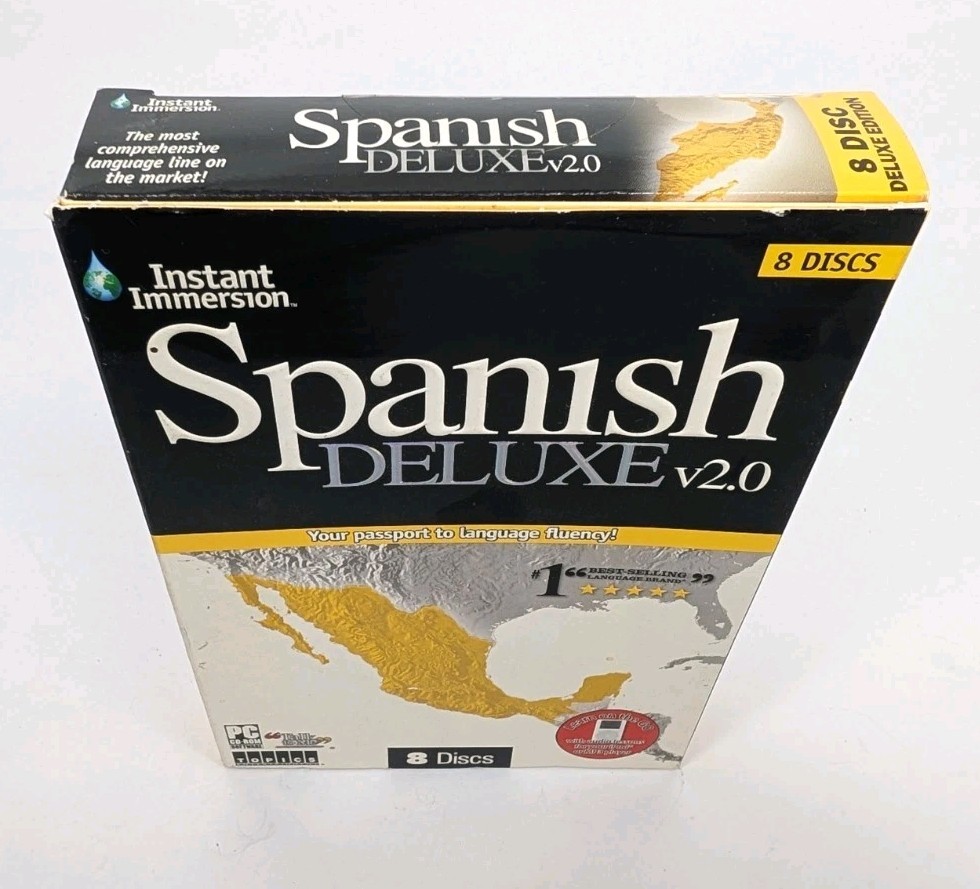 Topics Entertainment Instant Immersion Spanish Deluxe 2.0 Full Version – 8 Discs