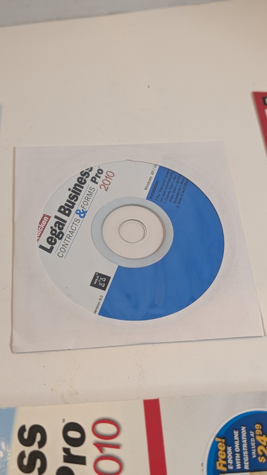 Quicken Legal Business Contracts & Forms Pro 2010 Nolo Small Business Software C