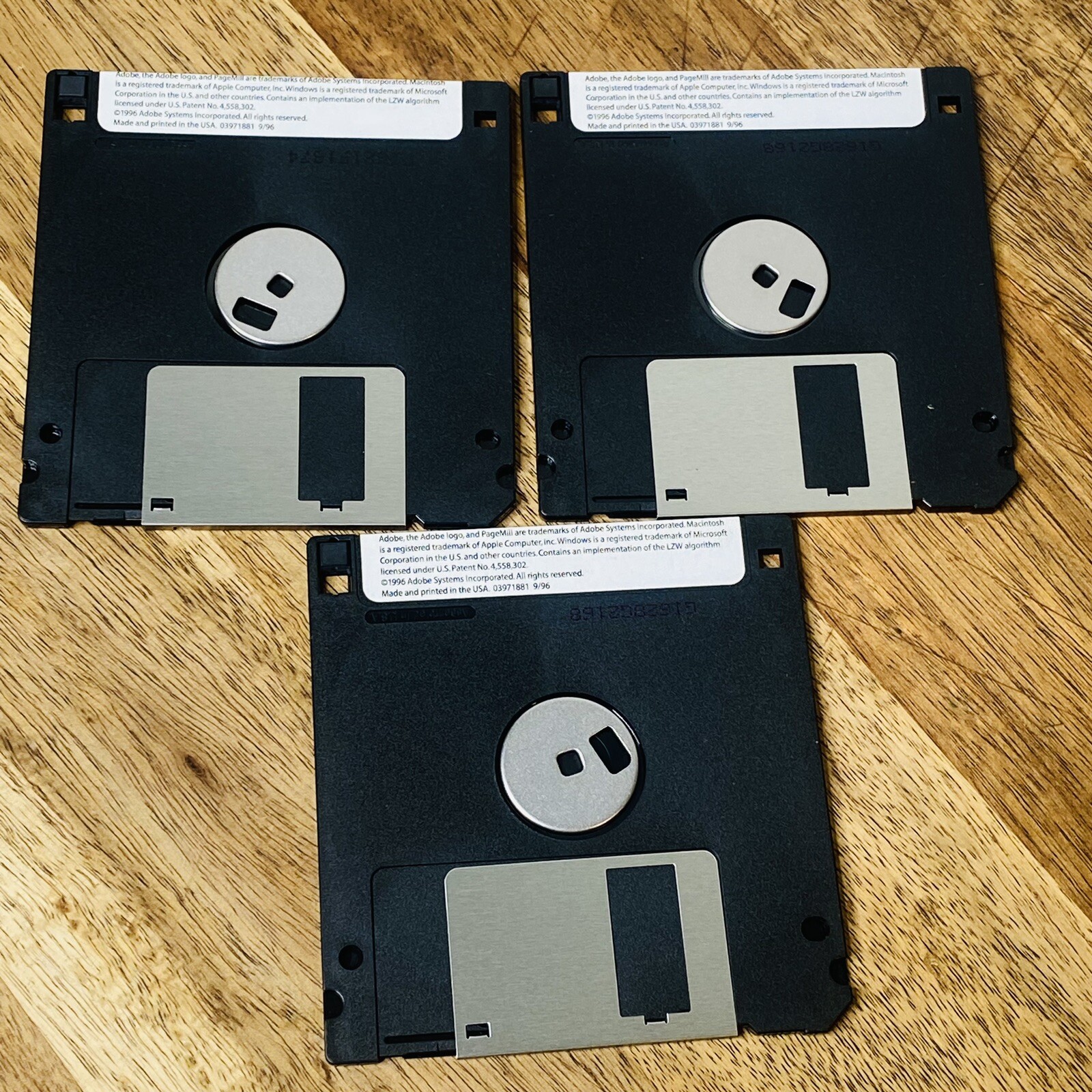 Adobe Pagemill Version 2.0 for Mac Macintosh Vtg Software 3 Disks 1 2 & 3
