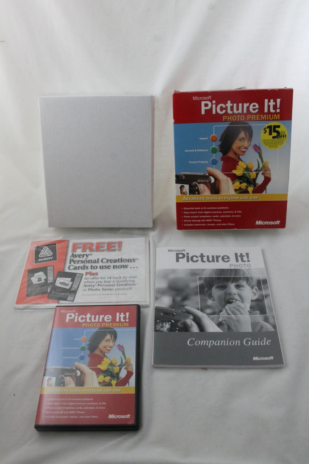 Microsoft Picture It! Photo Premium Version 7.0 For Windows XP 2000 ME 98 NEW