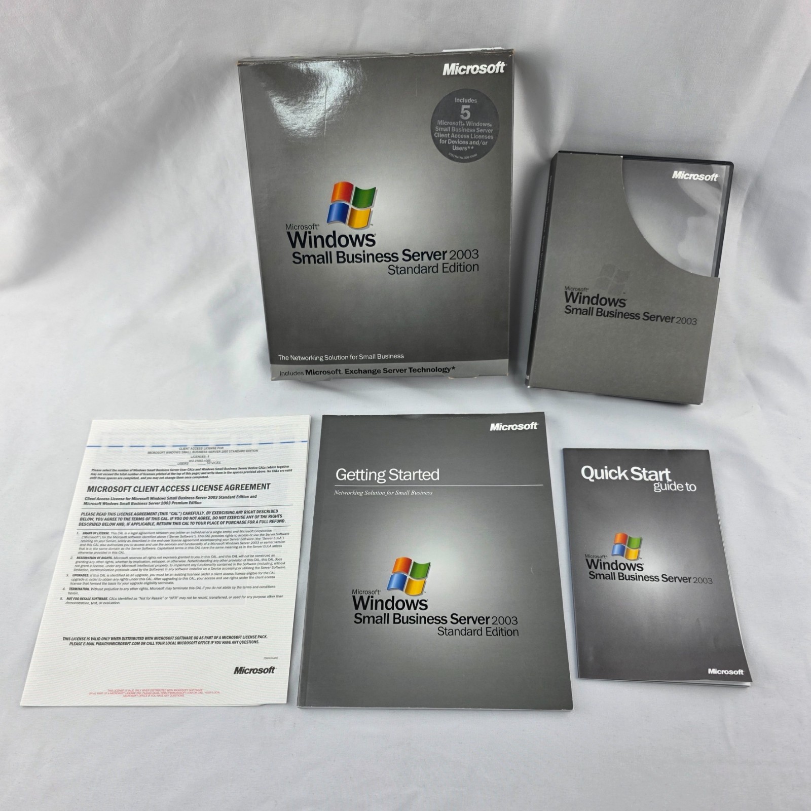 Microsoft Windows Small Business Server 2003 Standard Edition w/ Product Keys