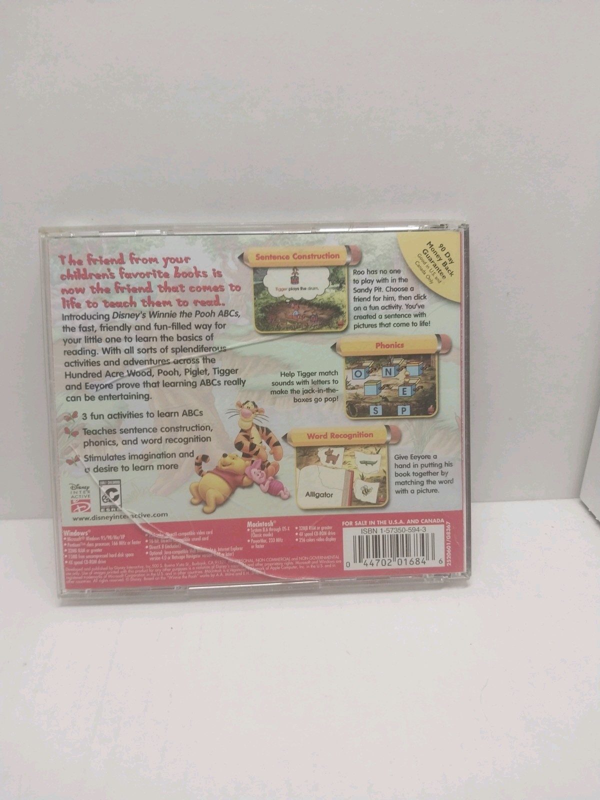 Disney’s Winnie the Pooh: ABC’s (Jewel Case) by
