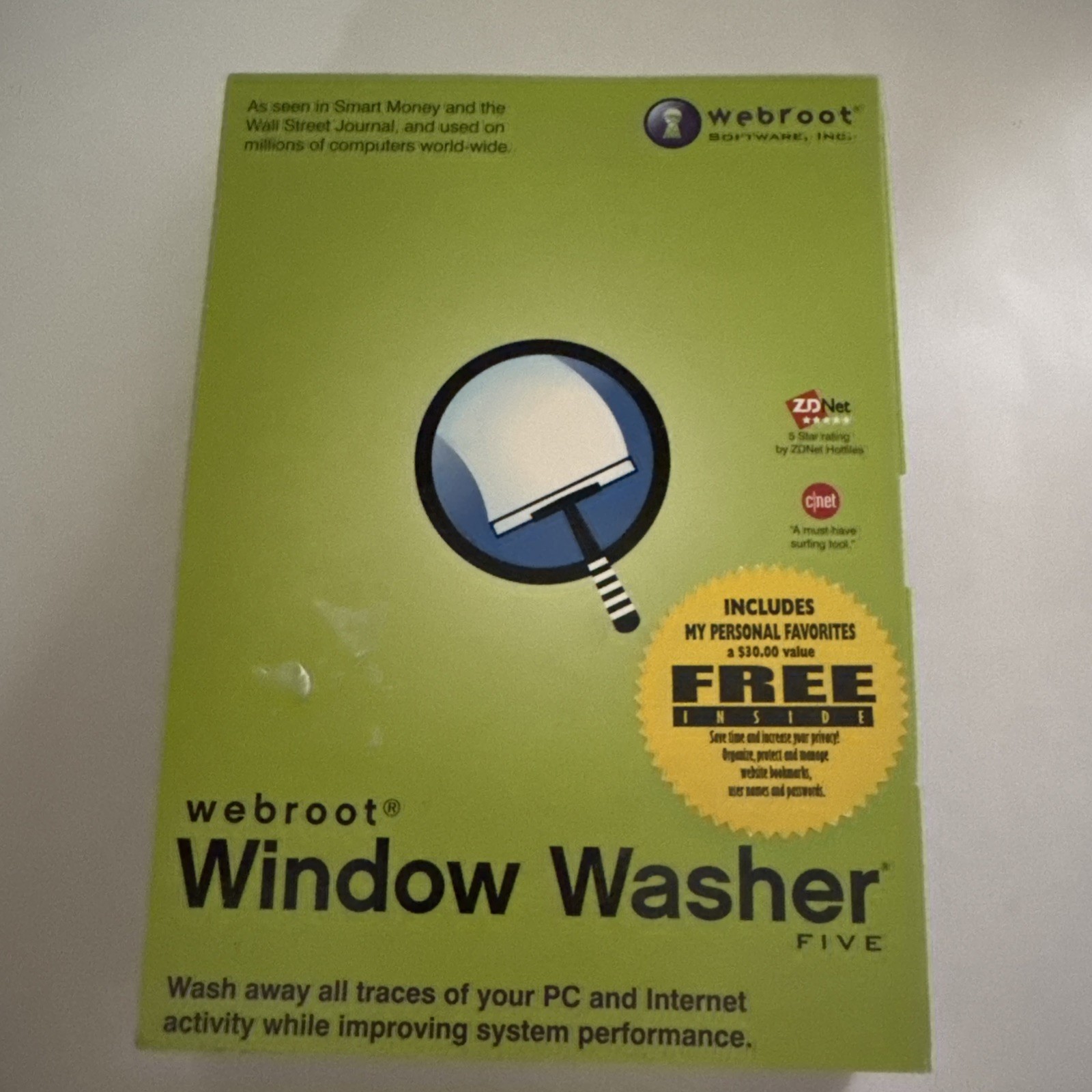 Webroot Software Window Washer 5.0