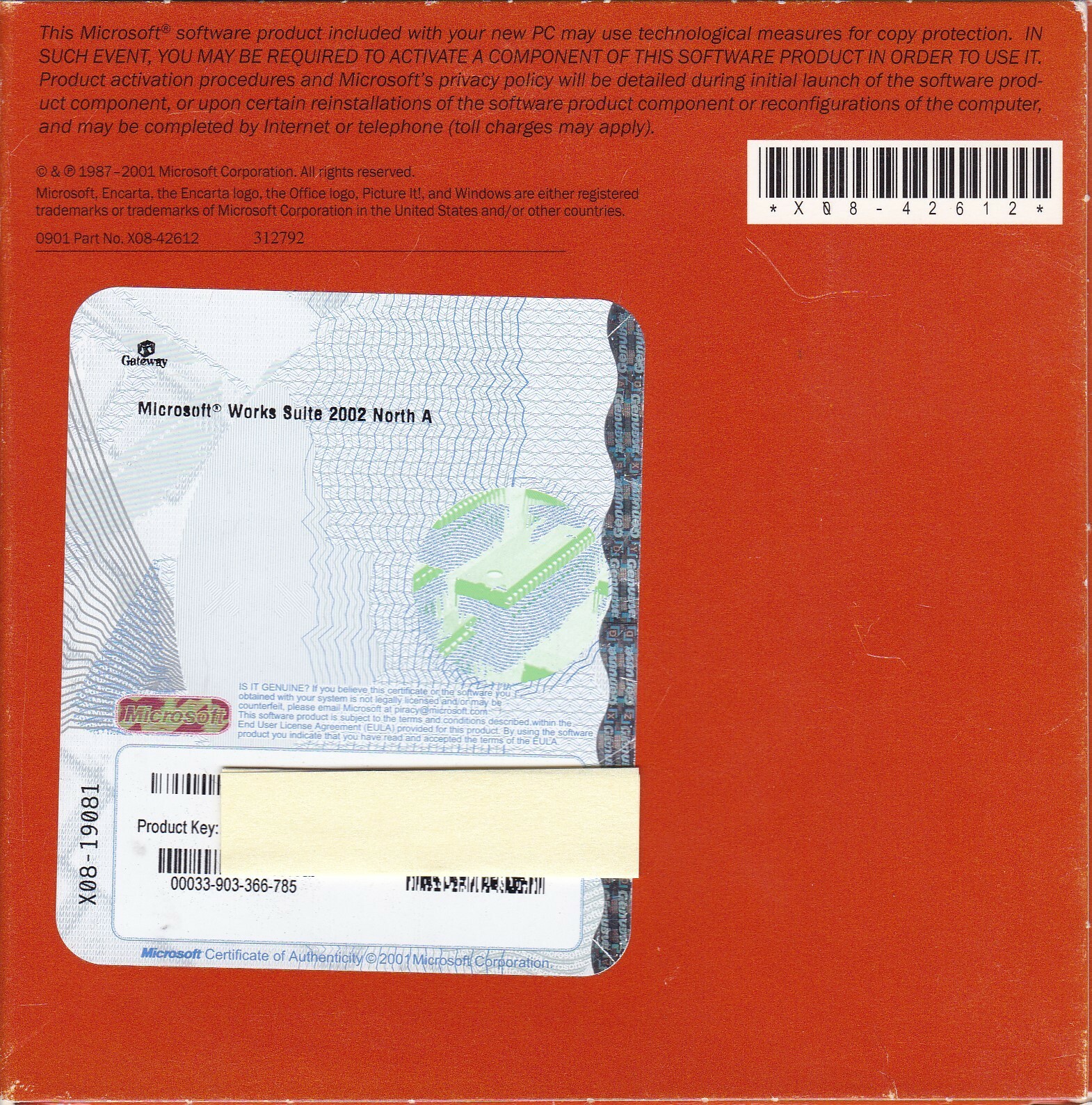 Microsoft Works Suite 2002 (PC, 5-Disc Set, w/ Product Key)