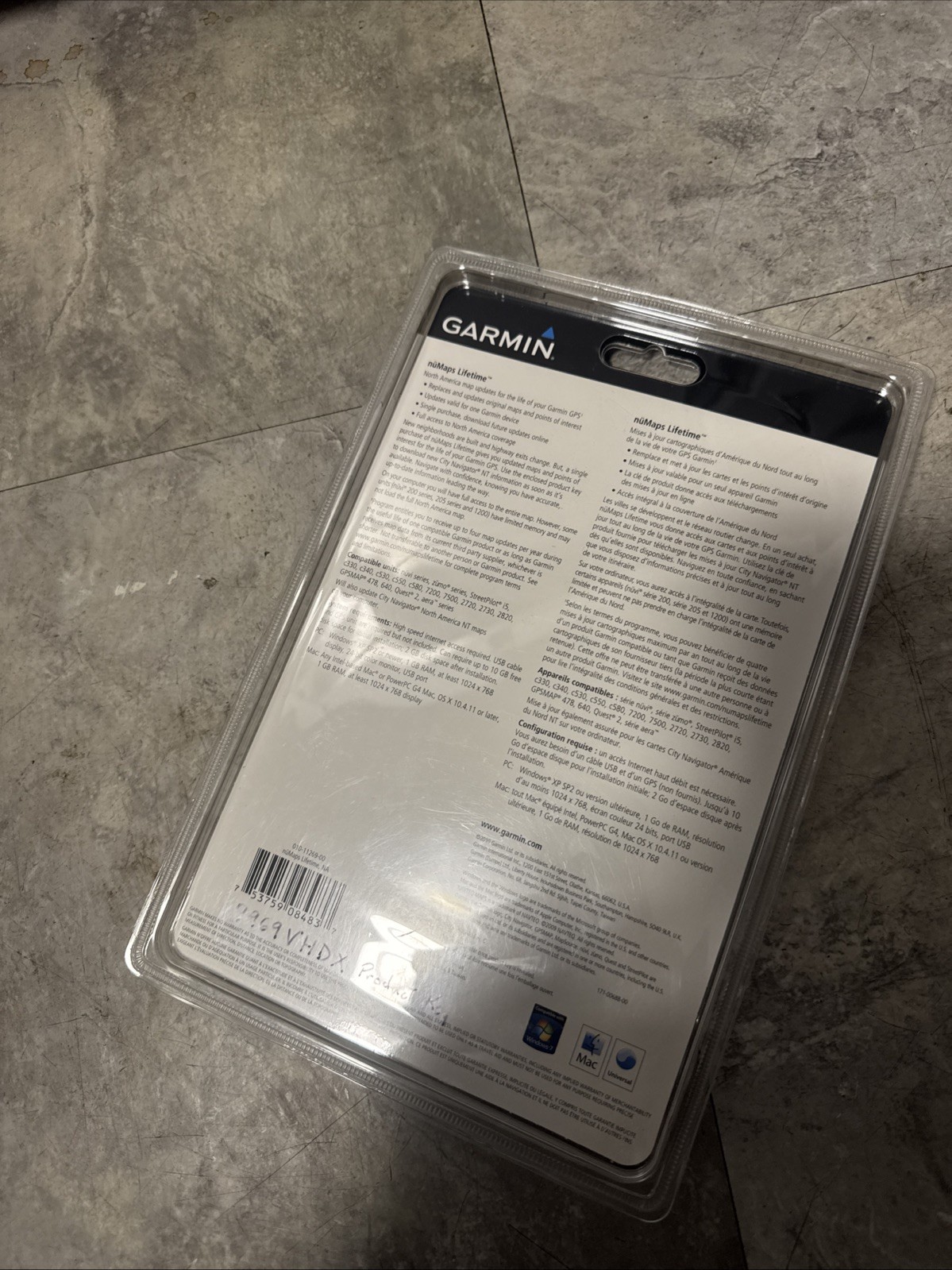 Garmin nuMaps GPS Navigation Lifetime Maps Card Nuvi Zumo – NEW Sealed