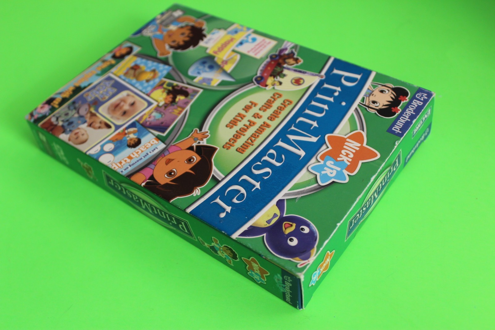 Broderbund Print Master Nick Jr. Edition Printmaster Graphic Design Software NEW