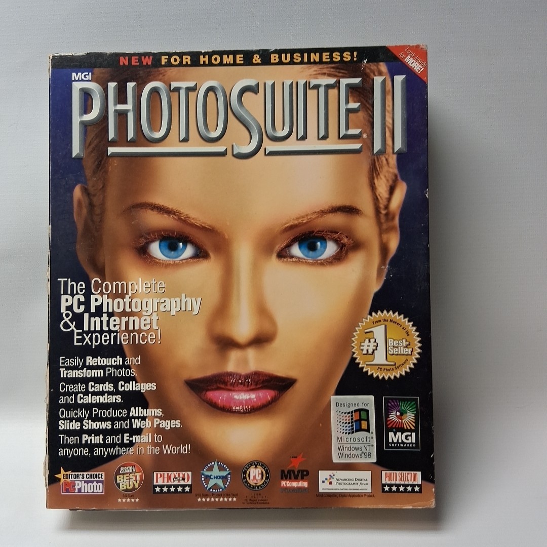 MGI PHOTO SUITE II CD-Rom PC Photo Software Win NT4.0/Win 98 Photography
