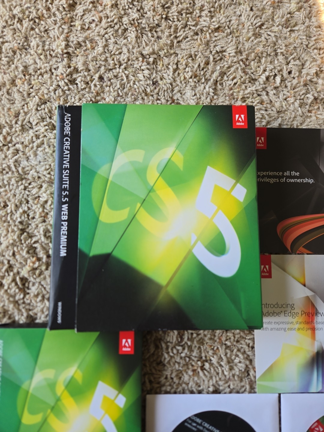Adobe Creative Suite 5.5 CS5.5 WEB Premium For Windows Full Retail Box