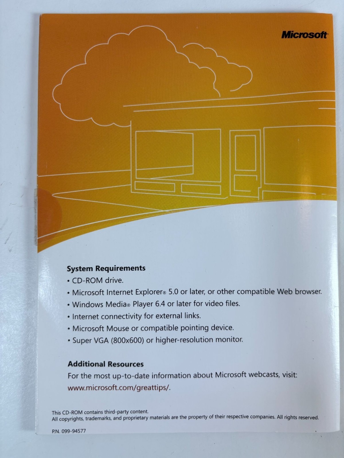Microsoft Tips & Tricks For Small Businesses CD-ROM Windows Vista Office 2007