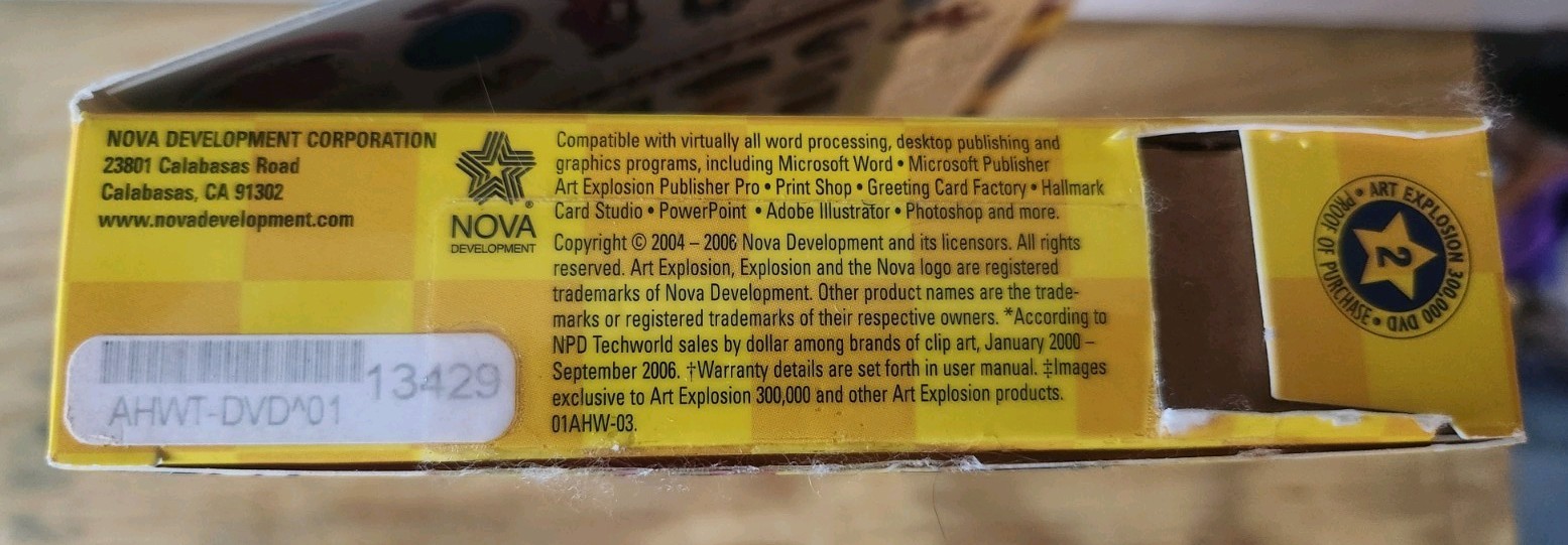 ART EXPLOSION 300,000 Premium Image Collection [CD-ROM/DVD] PC Windows-XP-Vista