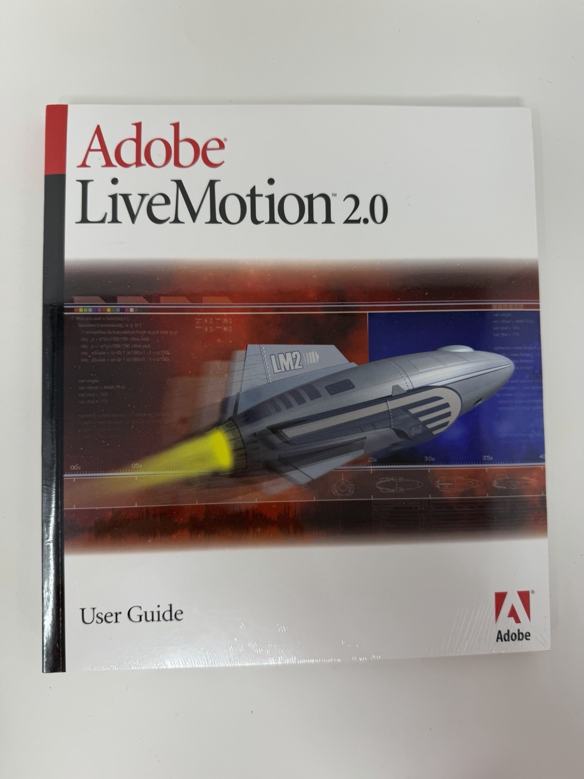 Adobe LiveMotion 2.0 Software Macintosh Mac W/Serial # & User Guide & Scripting