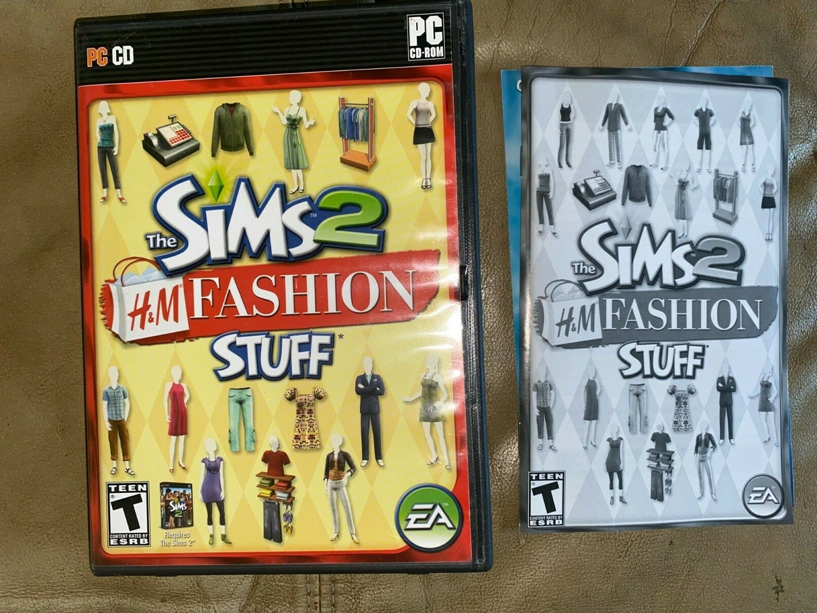 PC-CD The Sims 2 H & M Fashion Stuff- Disc, Case & Manual