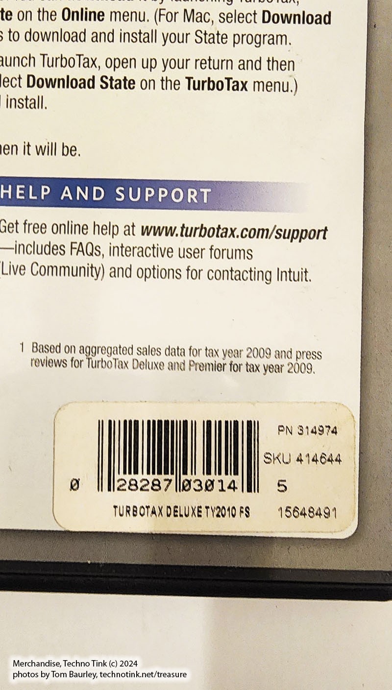 2010 TurboTax Deluxe Federal + State Maximize Deductions Case and CD Back Taxes