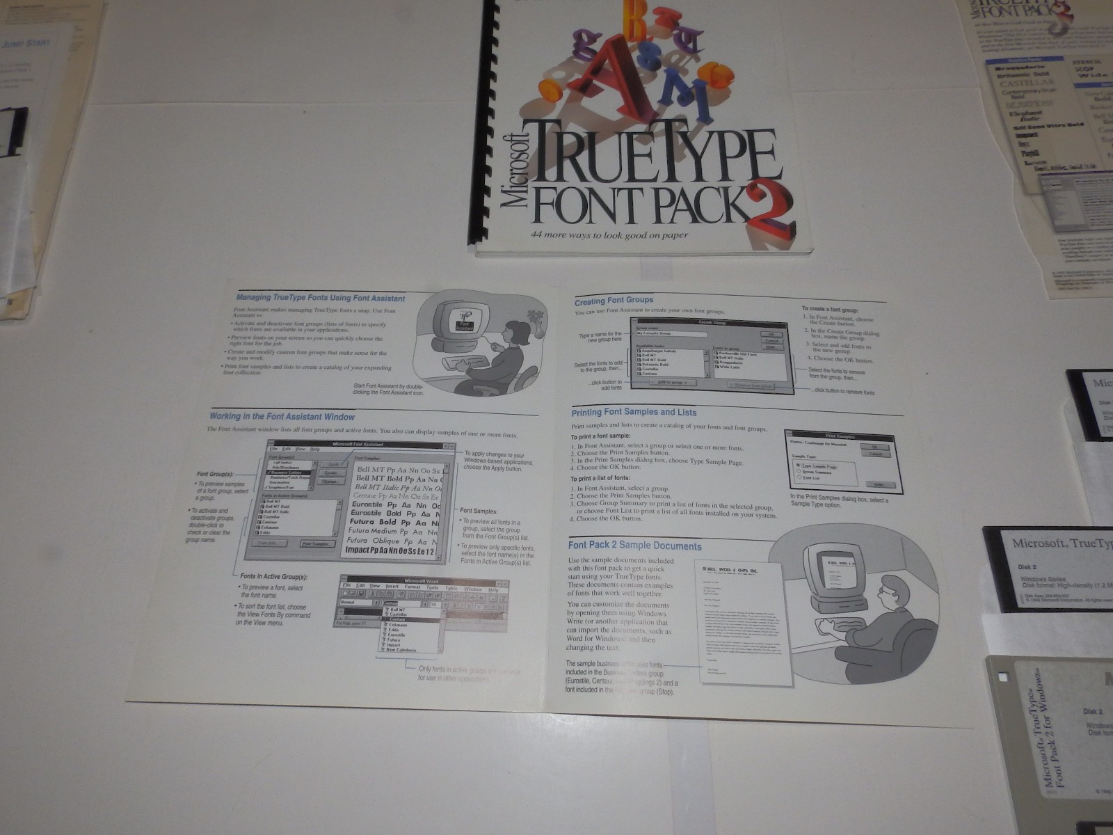 Vintage Software – Microsoft TrueType Font Packs 1 & 2 for Windows v1.00
