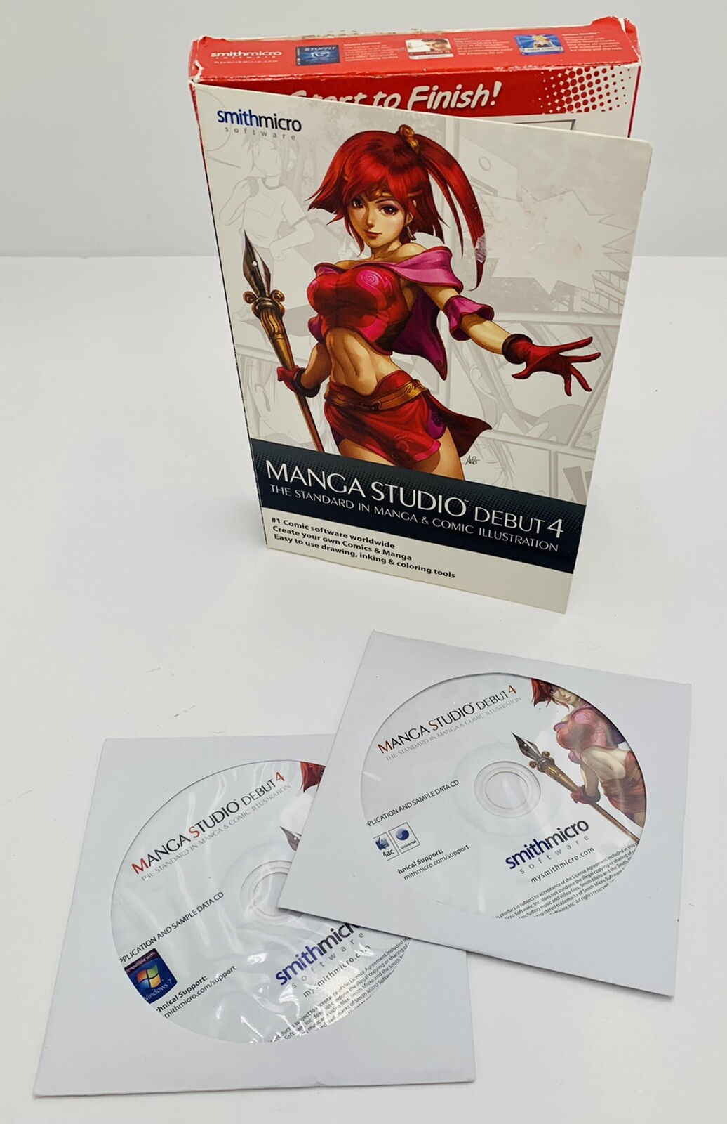 Manga Studio Debut 4 COMPLETE PC & Mac Anime Comic Graphic Novel Cartoon Creator