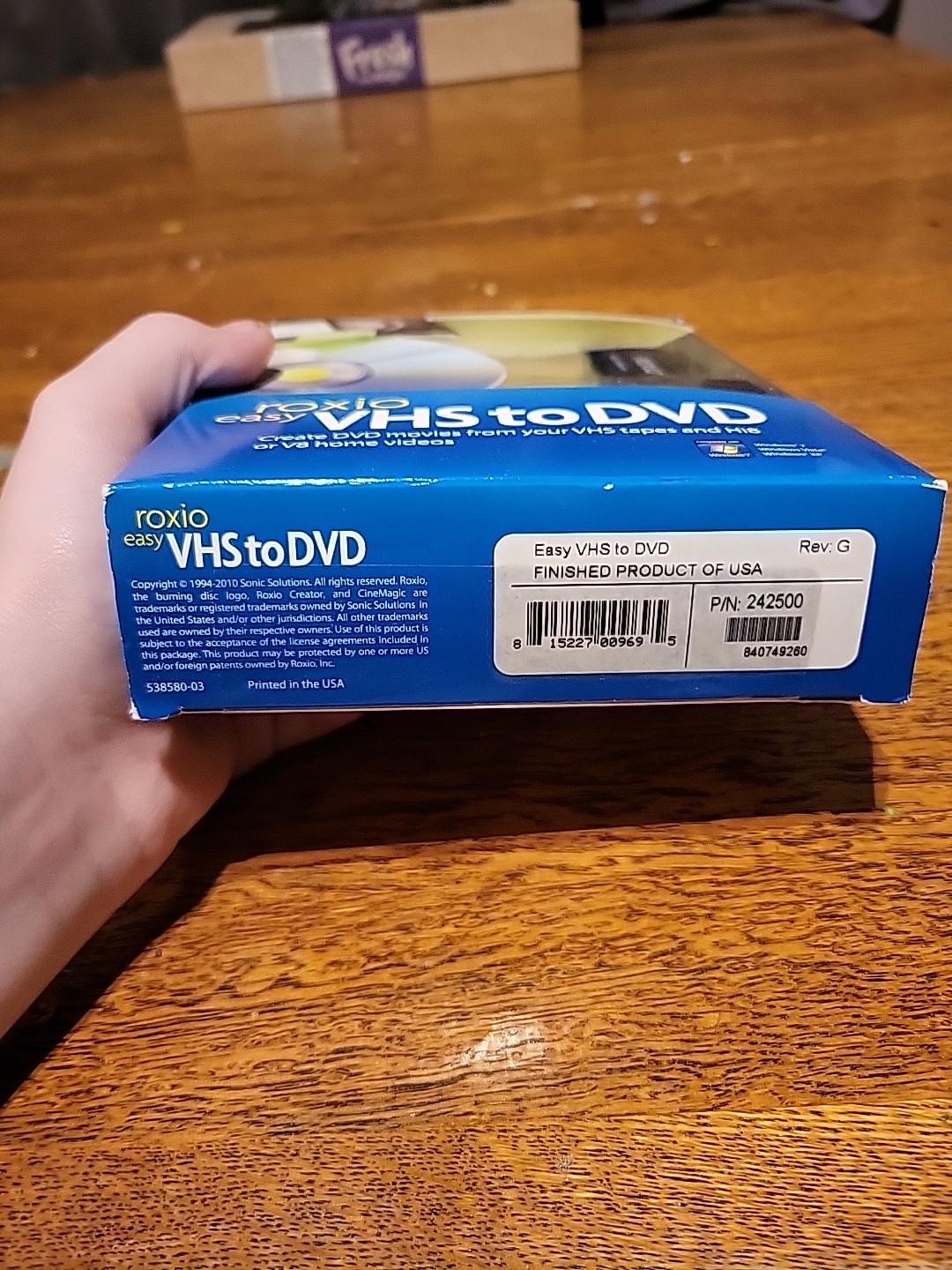 Roxio Easy VHS to DVD for Windows Create DVD Movies from VHS & Audio Tapes To CD