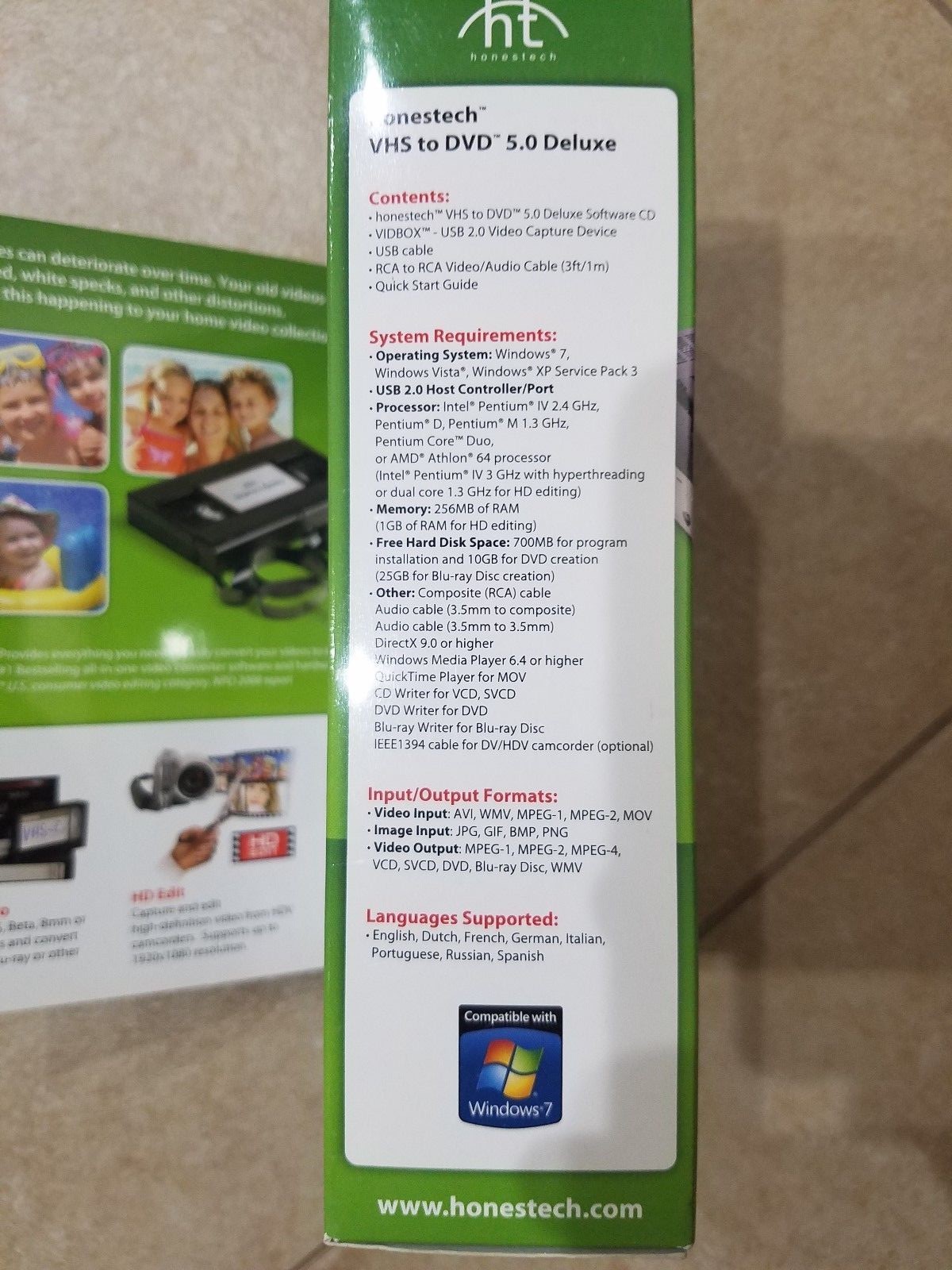 Honest Technology VHS to DVD 5.0 Deluxe (Retail)