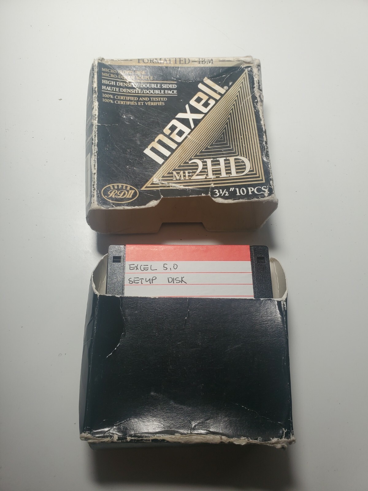 9 pk Vintage 3.5″ Floppy Disks Microsoft Excel for Windows Version 5.0 Used.