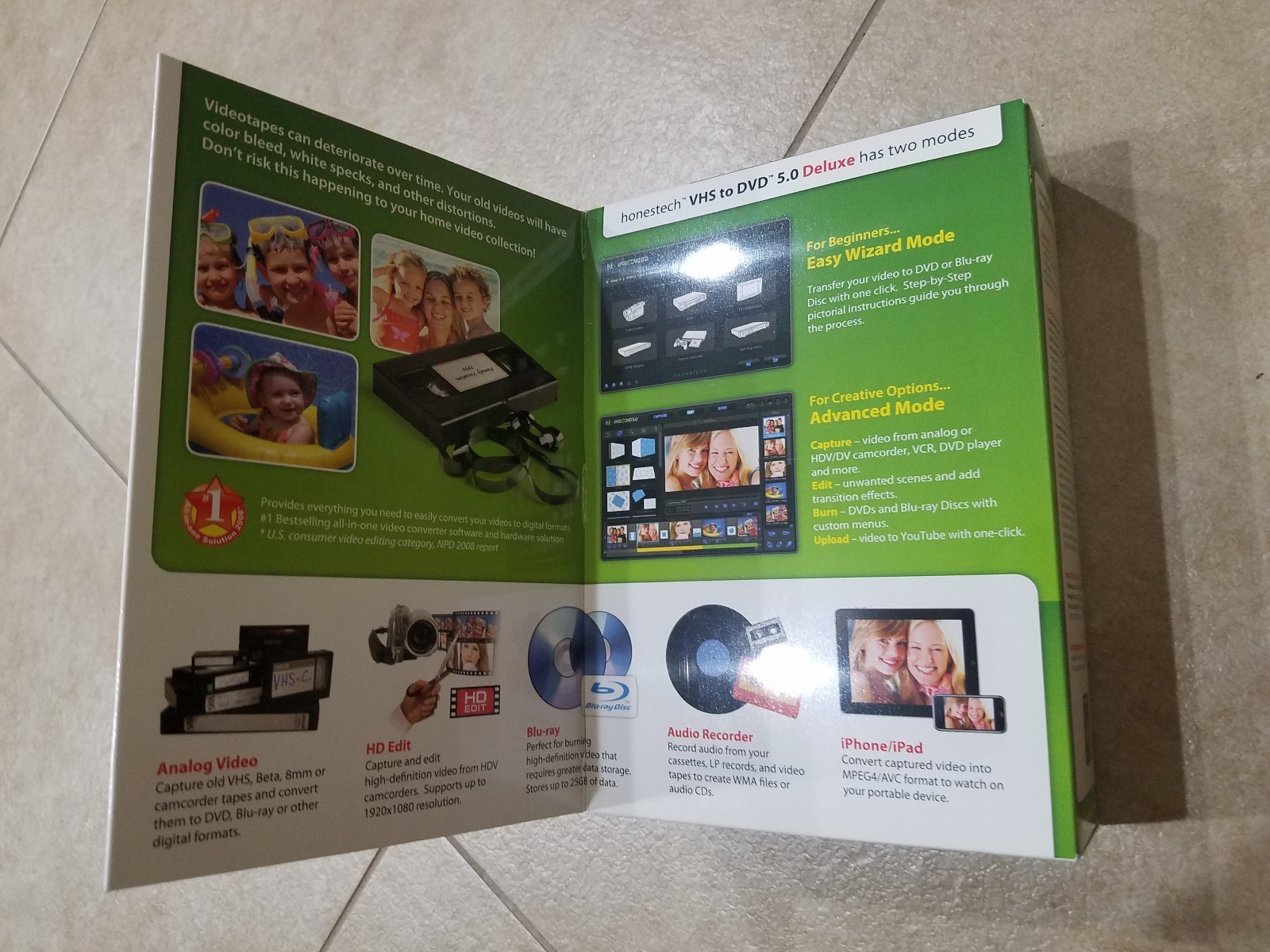 Honest Technology VHS to DVD 5.0 Deluxe (Retail)