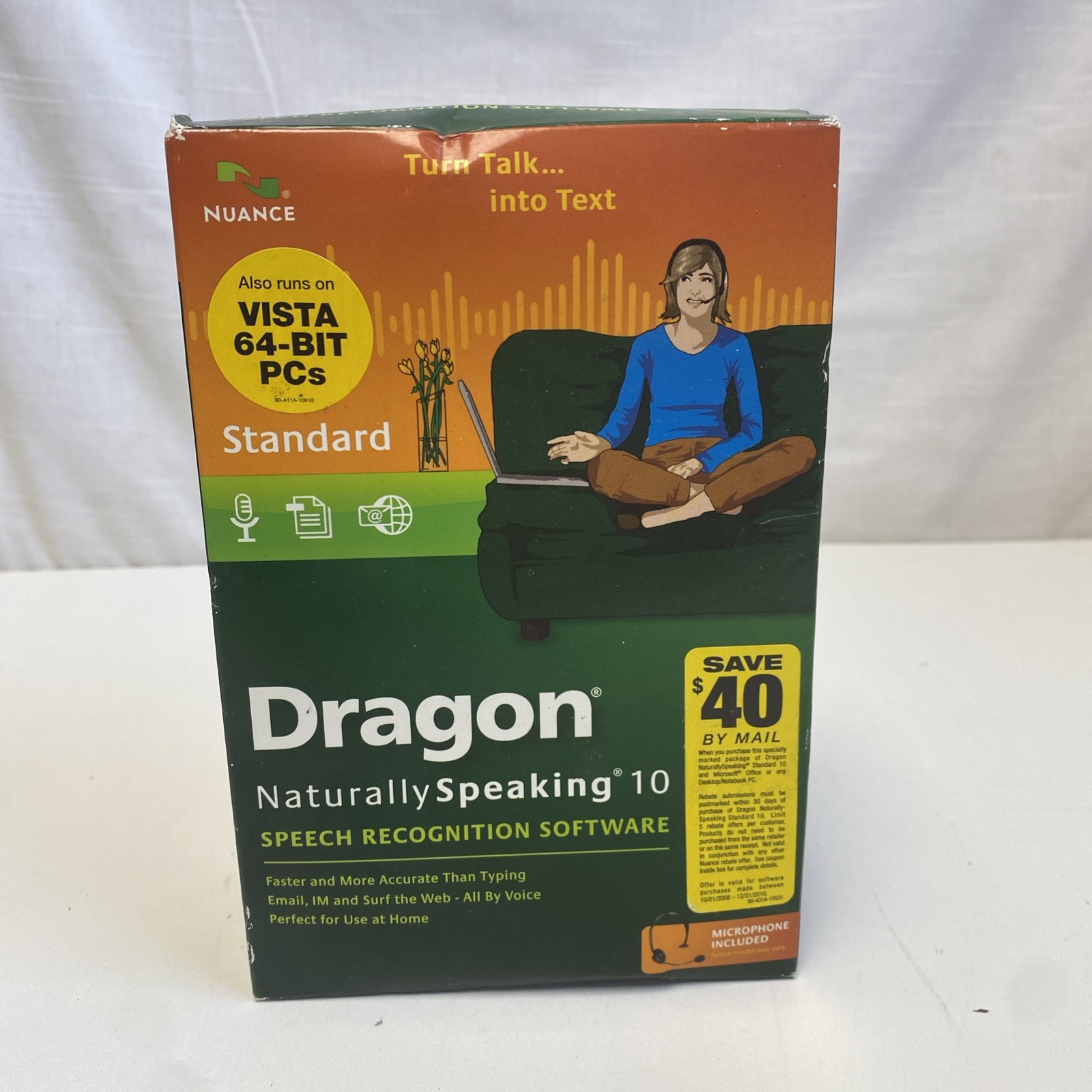 Nuance Dragon Naturally Speaking 2008 Standard Edition 10.0