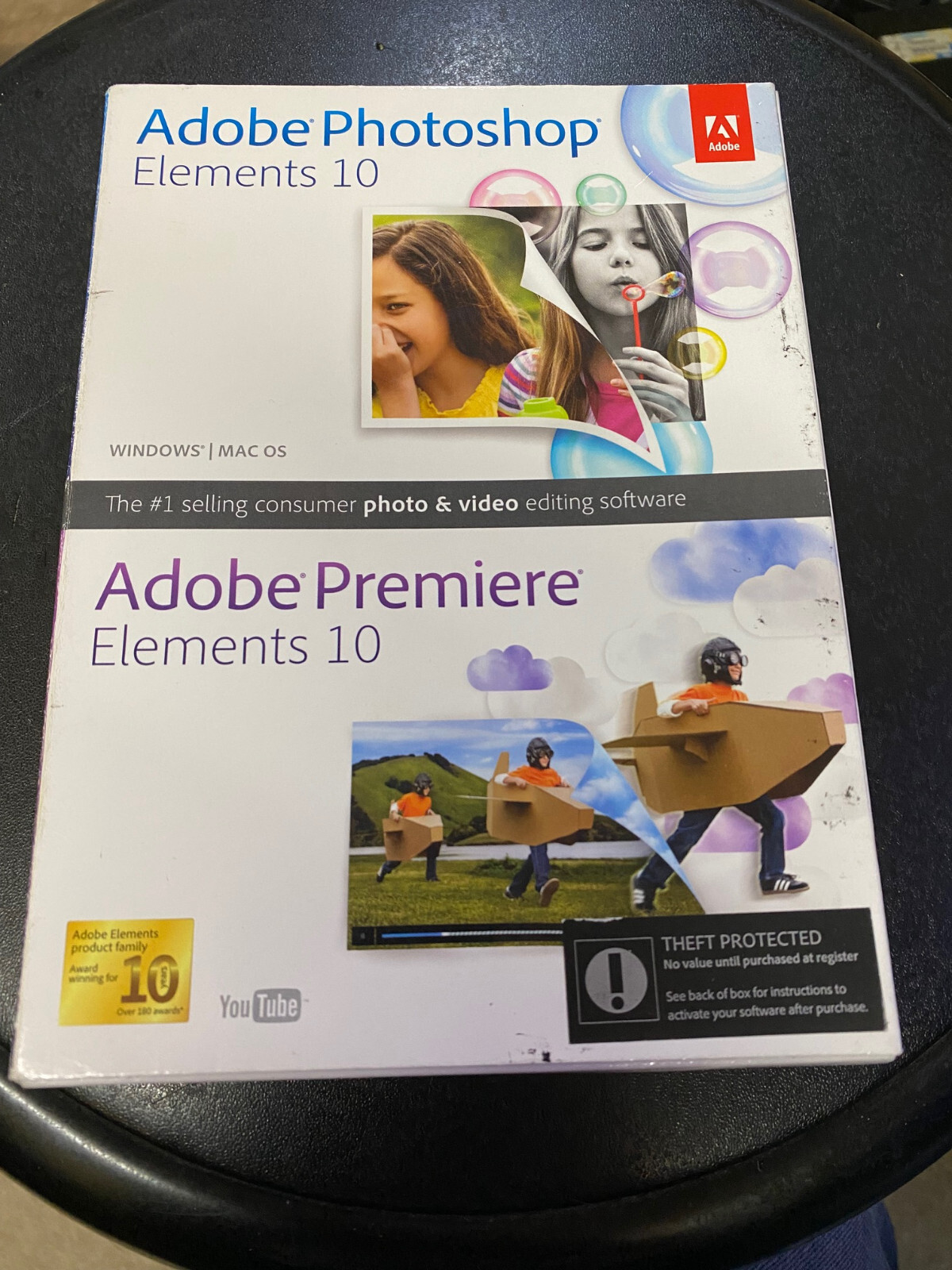 Adobe Photoshop Elements 10 and Premiere Elements 10 – PC, Mac DVD 5 disc set