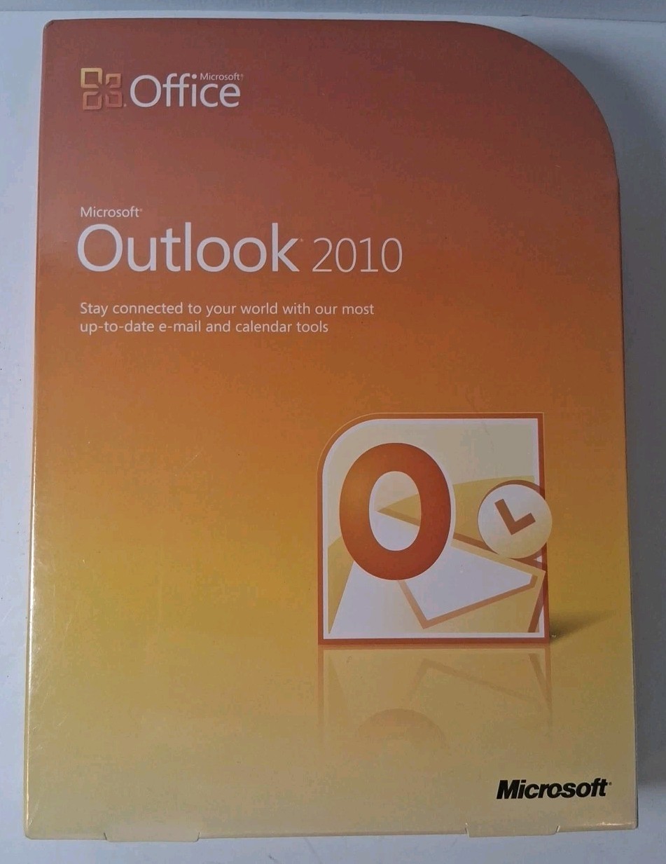 Microsoft Office Outlook 2010 NOT for Windows 10/11, SEALED BOX NEW