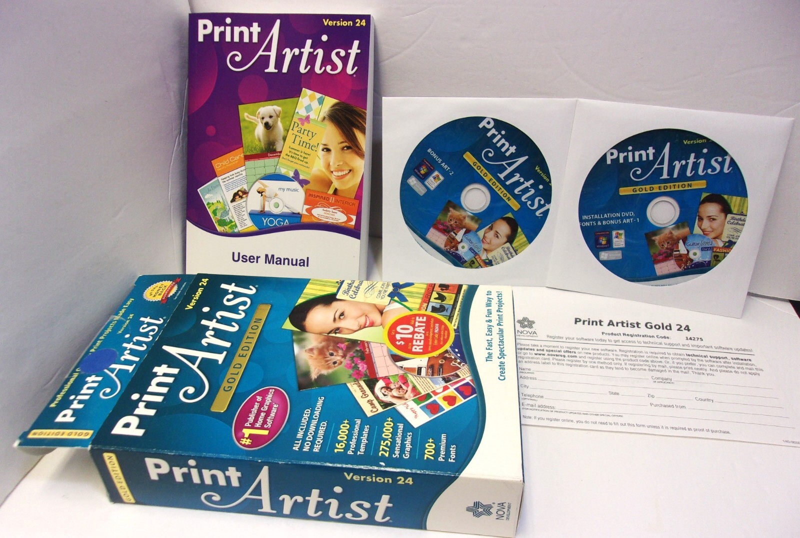 Print Artist (Gold Edition) 2011 PC Computer Home Graphics Software Version 24