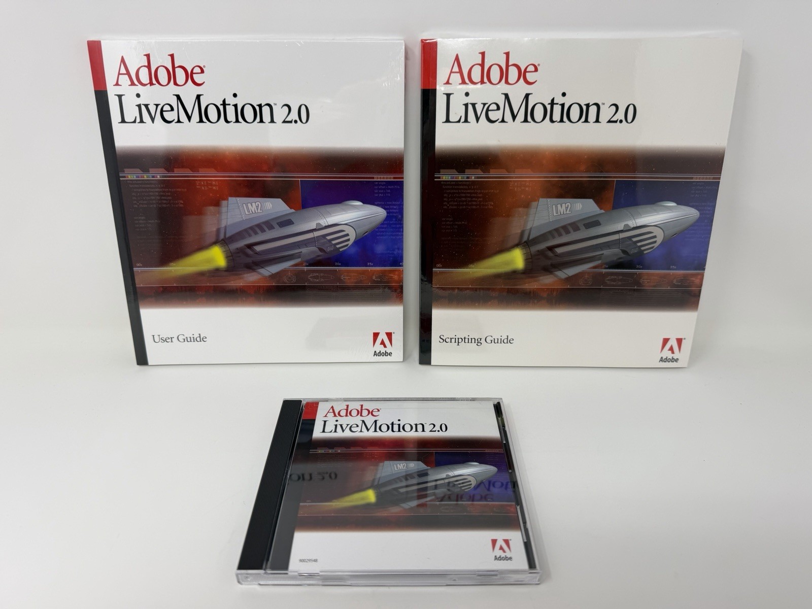 Adobe LiveMotion 2.0 Software Macintosh Mac W/Serial # & User Guide & Scripting