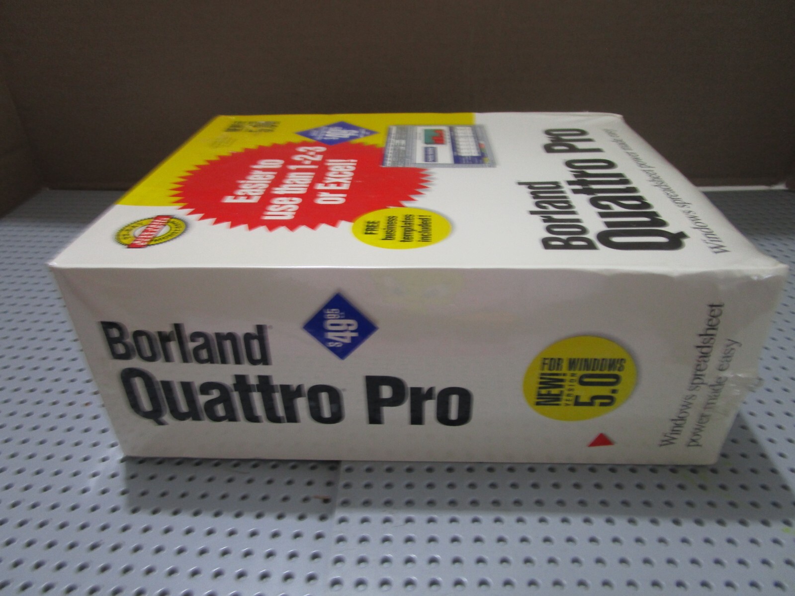 BORLAND QUATTRO PRO VER 5.0 FOR WINDOWS–3.5″ DISKS–BRAND NEW SEALED