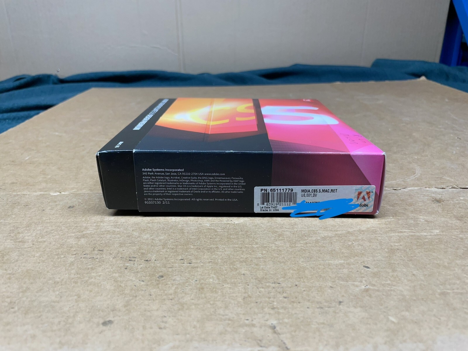 Adobe Creative Suite 5.5 Design Premium CS5.5 for MAC OS 1-User 2-Devices