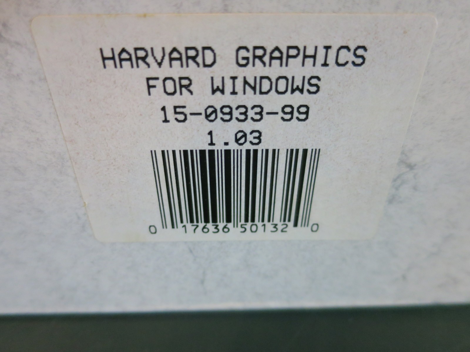 Harvard Graphics For Windows 1.0, 2.0, & 3.0; 3-1/2″ disks