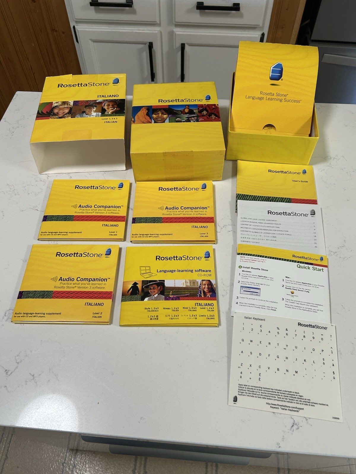 Rosetta Stone V3: Italian Level 1-3 Set with Audio Companion […