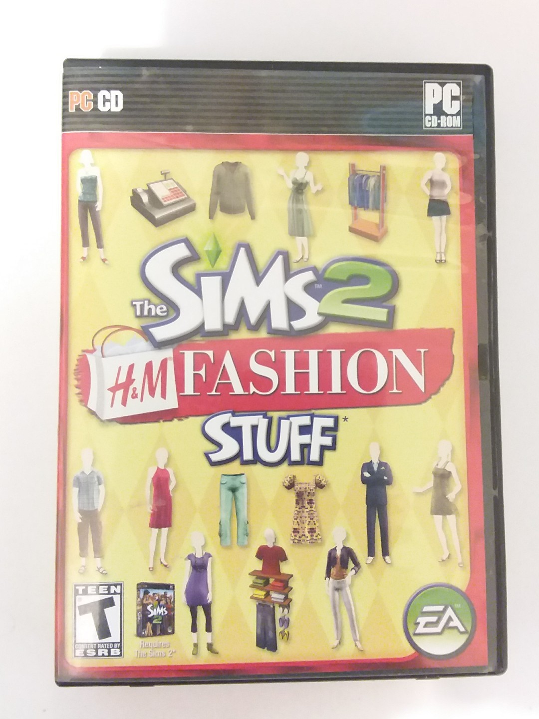 The Sims 2: H&M Fashion Stuff (Windows, PC/CD-ROM, 2007) EA Video Game