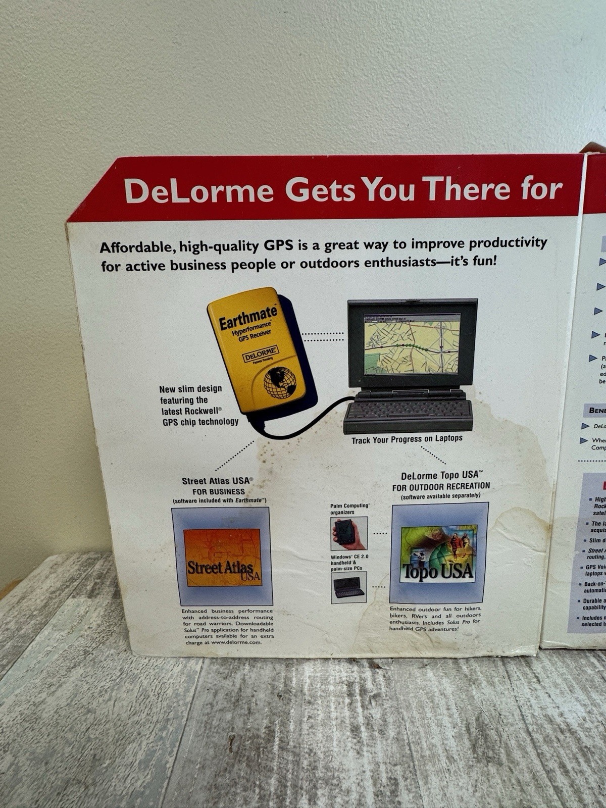DeLorme Earthmate Satellite Navigation GPS Receiver cds,maps and more !