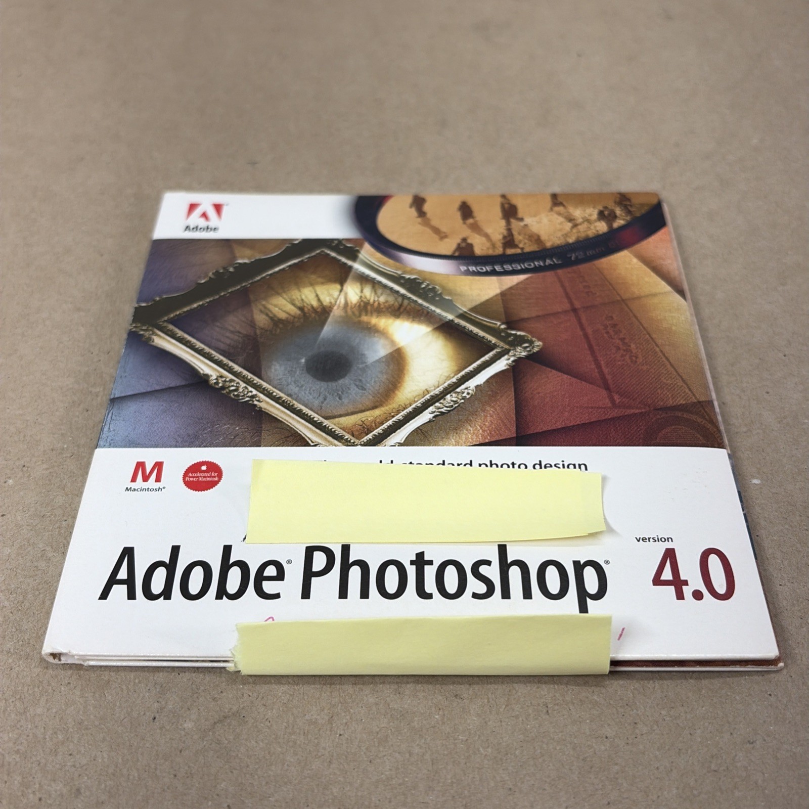 Adobe Photoshop 4.0 for Macintosh 2 CD Disc Set with Serial READ