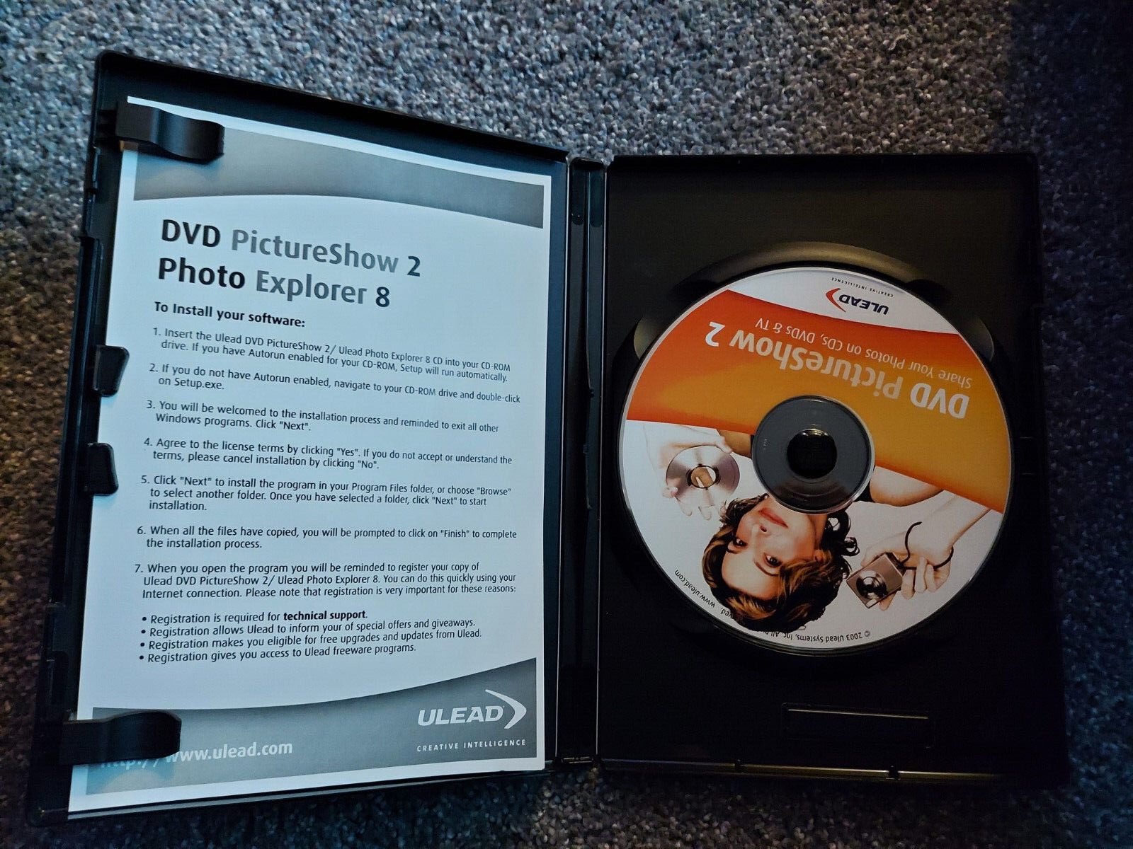 Ulead DVD PictureShow 2 / Photo Explorer 8 for Windows – 2 Pack Digital Imaging