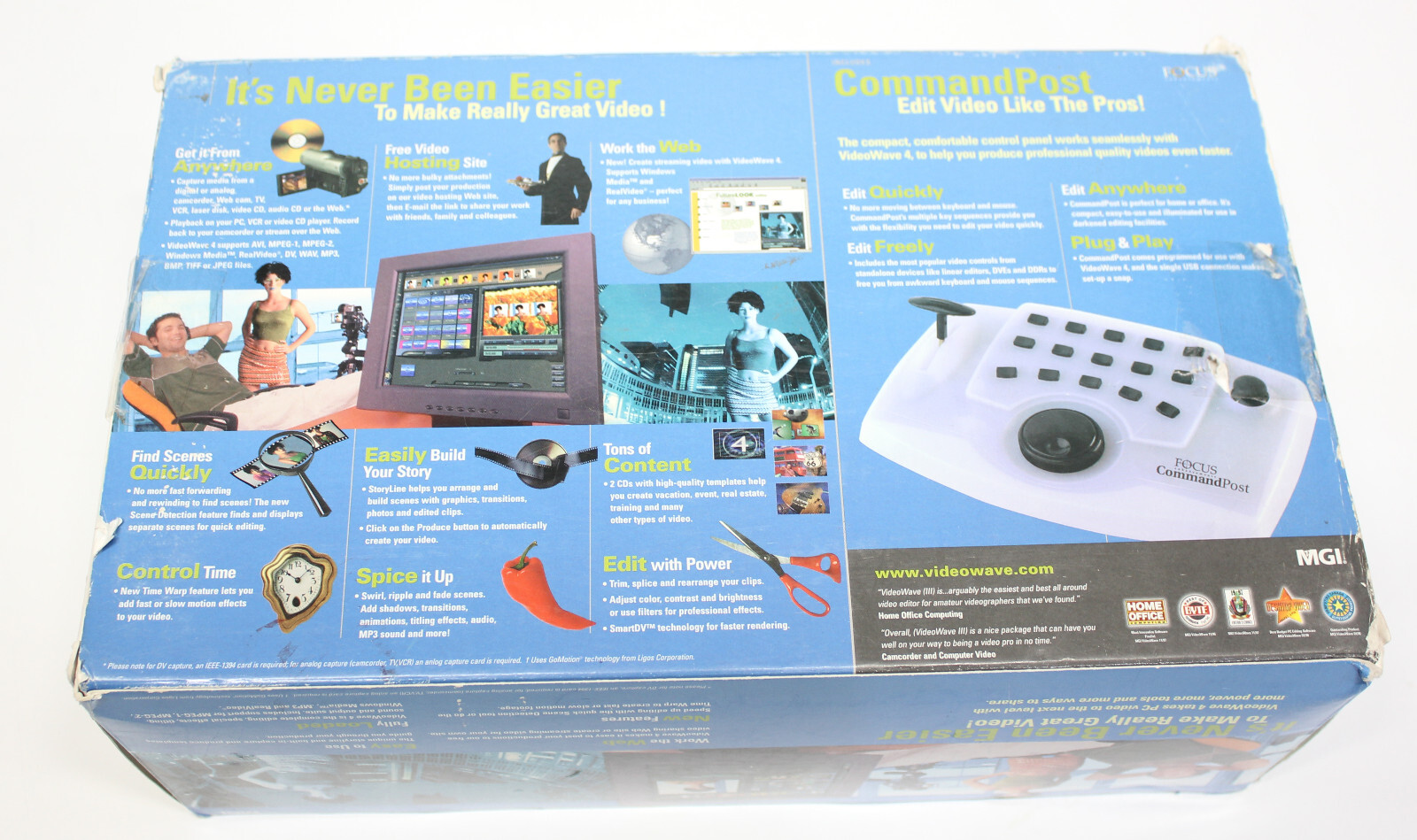 Focus MGI Command Post USB Controller Mixer Video Wave Version CD-ROM