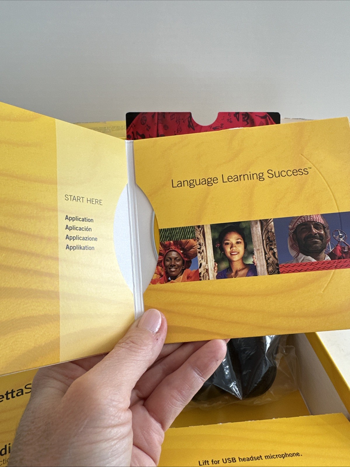 Rosetta Stone Version 3 Level 1 Chinese Mandarin WIN/MAC CD-ROM Unused Headphon