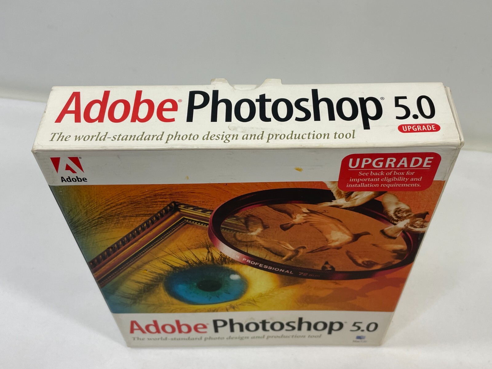 Vintage 1998 Adobe Photoshop 5.0 UPGRADE Apple Mac Macintosh CD-ROM Software