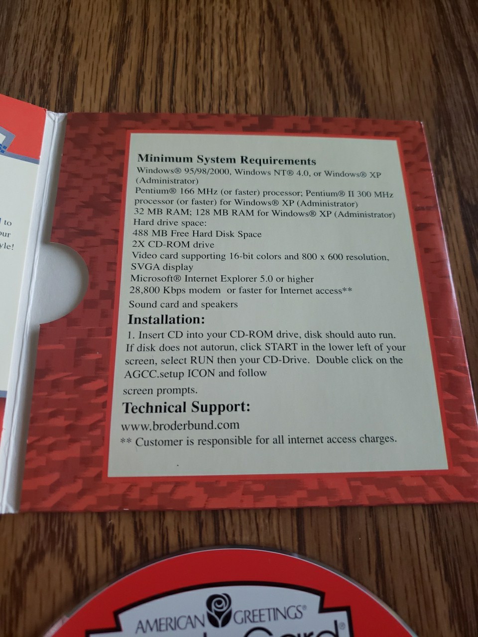 American Greetings CreataCard by Broderbund CD-ROM 2002 Windows 95/98/ME/2000/XP