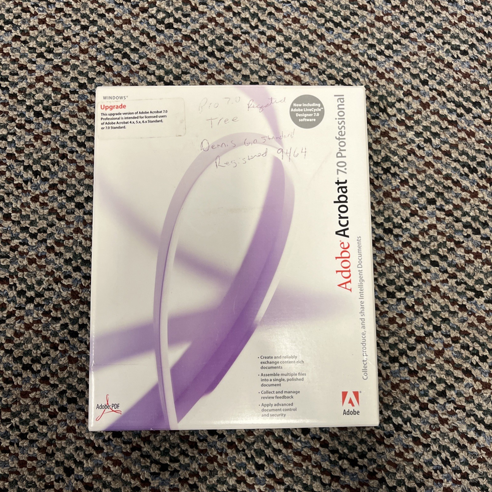 Adobe Acrobat 7.0 Professional for Windows 2004 Complete Retail USED