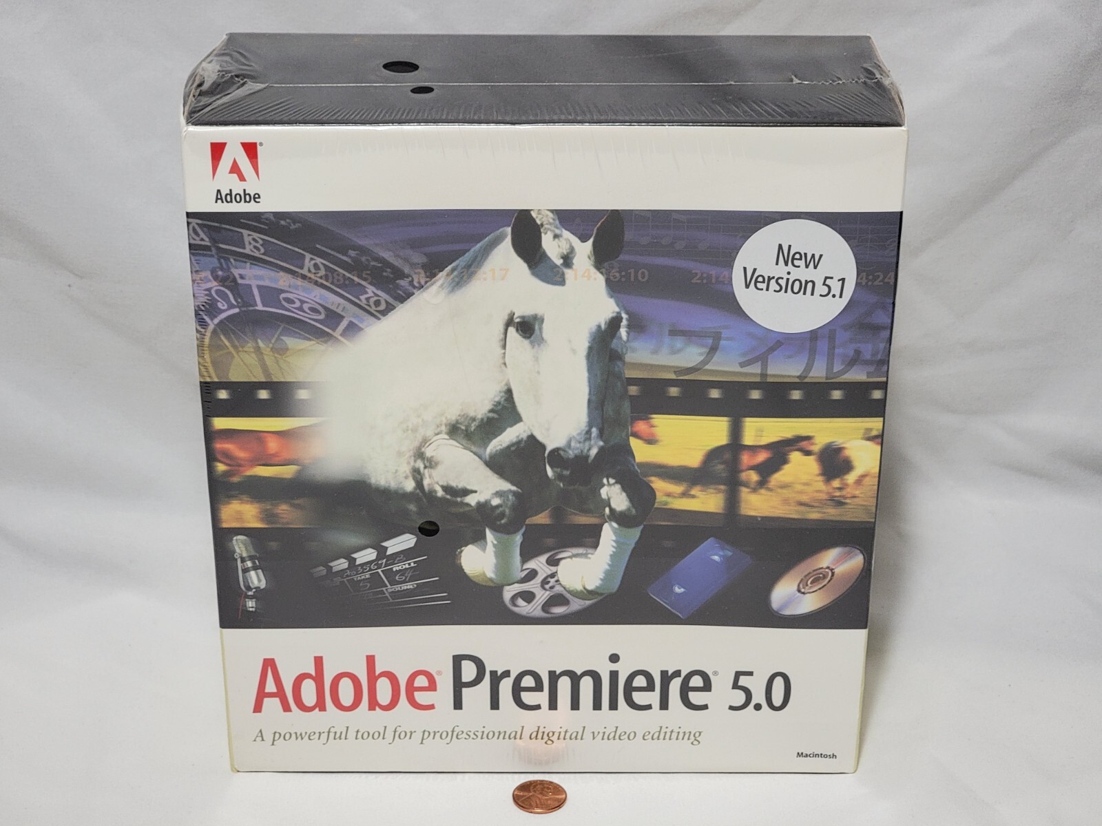 NEW Adobe Premiere 5.0 / 5.1 Mac Big Box Full Version SEALED premier Macintosh