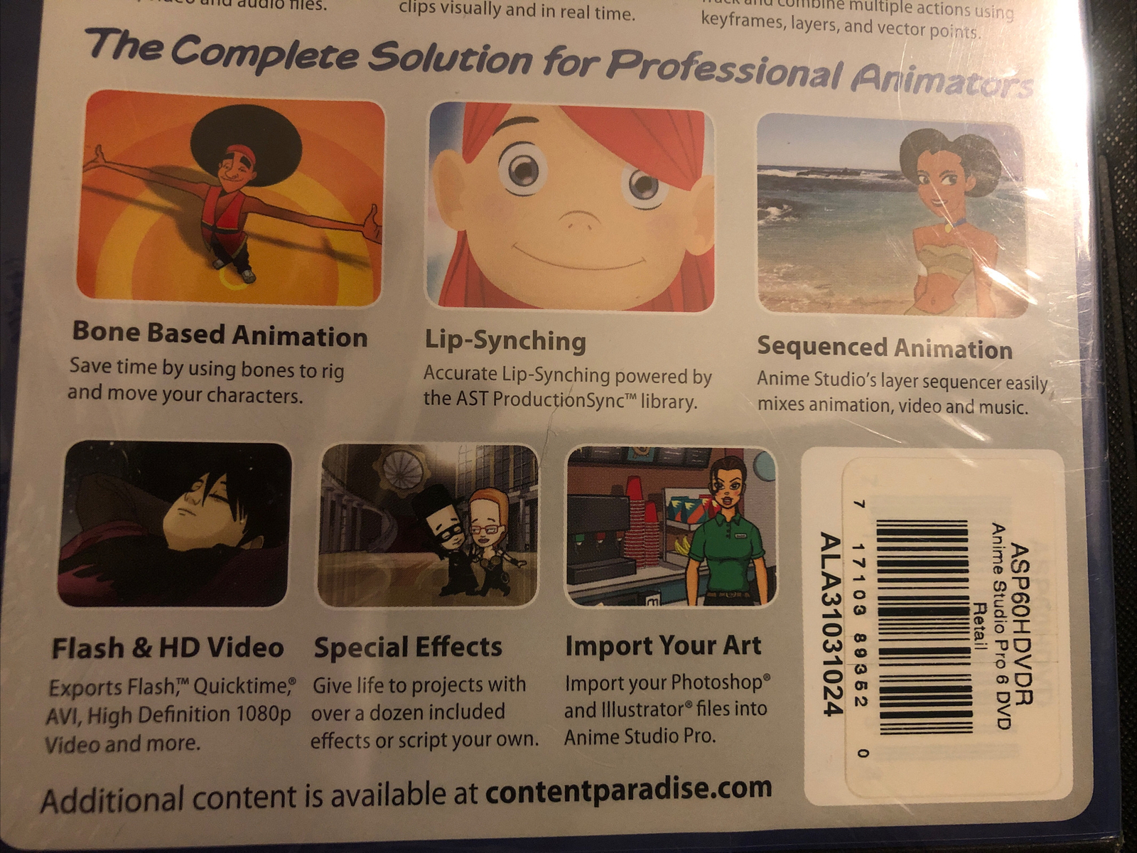 Anime Studio 6: The Official Guide by Kelly L. Murdock – New in Shrink Wrap