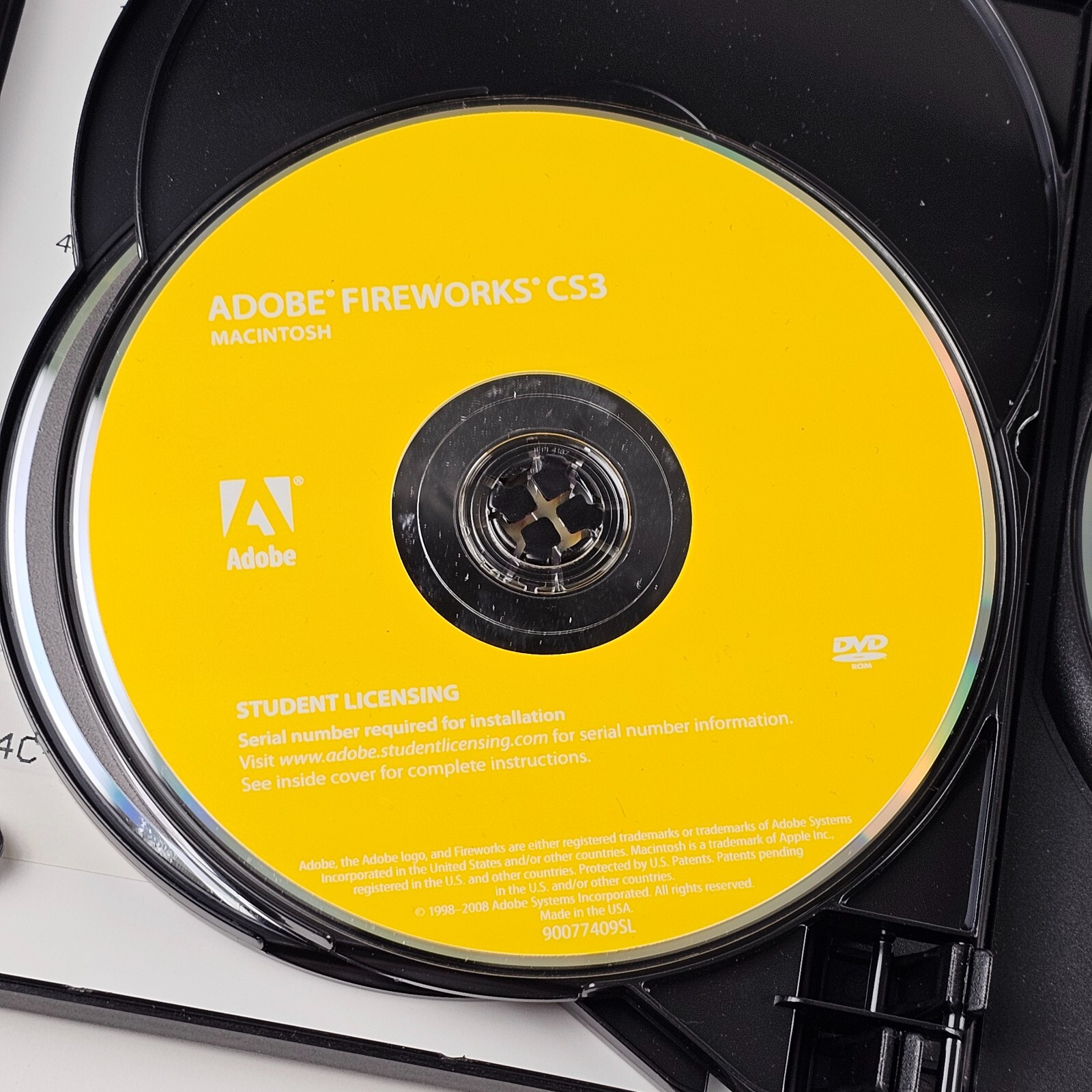 Adobe Creative Suite 3 Design Premium Macintosh OS w/ Serial Key Student Edition