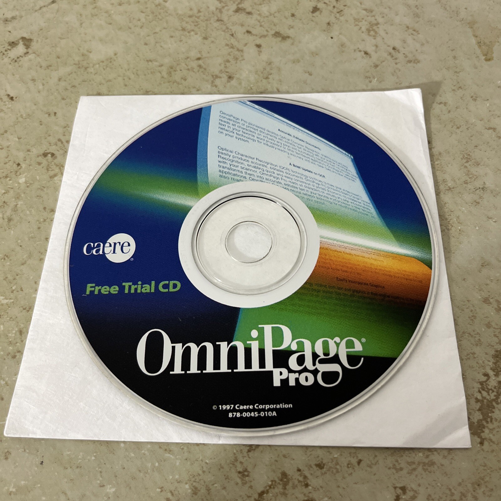 OmniPage Pro Trial CD