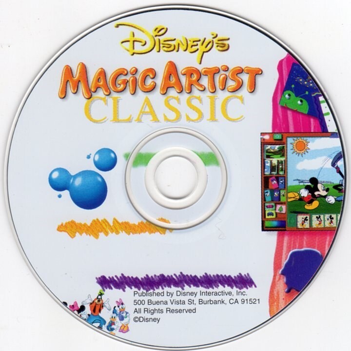 Disney’s Magic Artist Classic (Ages 4-8) (PC-CD, 1997) – NEW CD in SLEEVE
