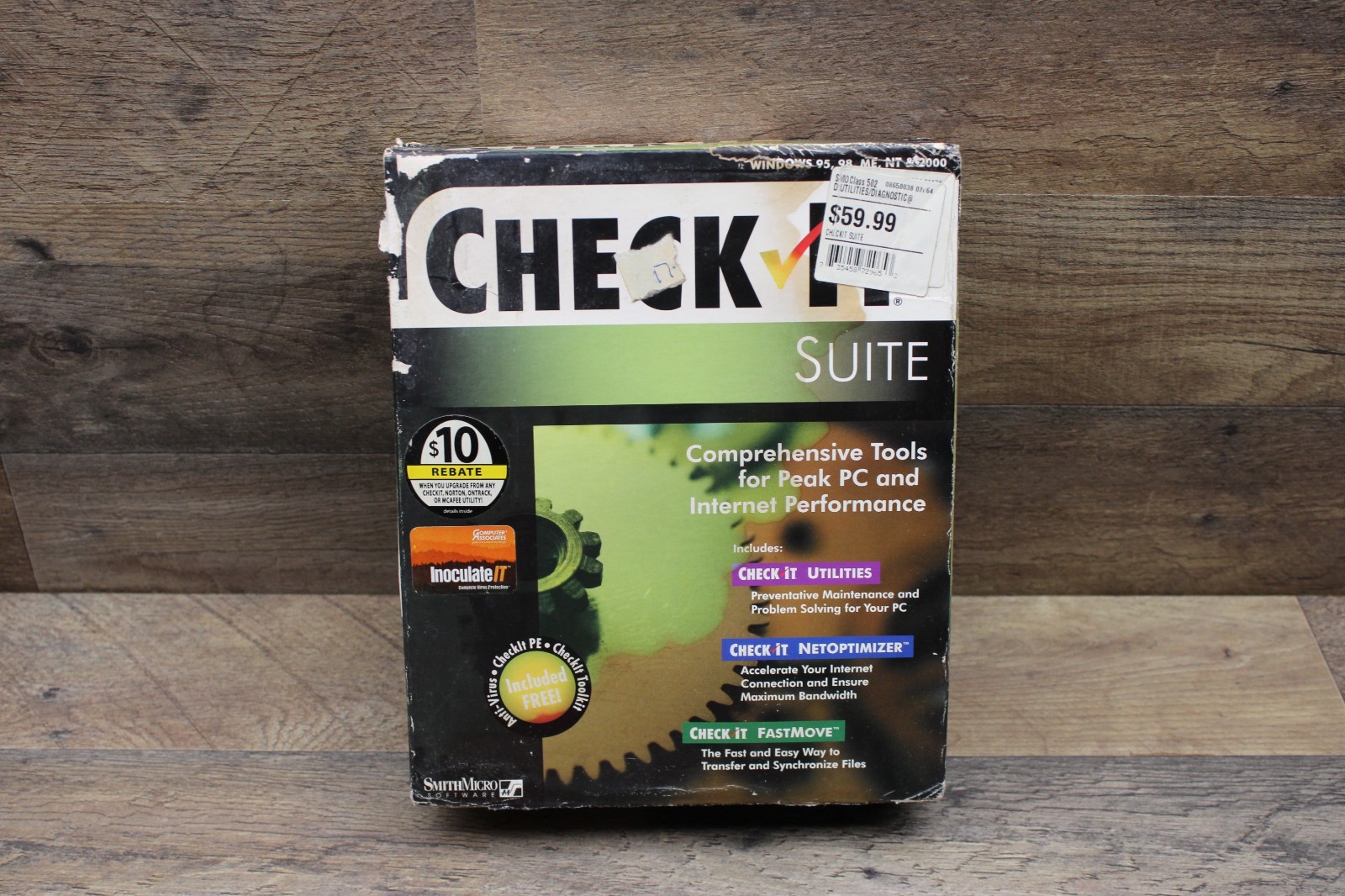Check It Suite Smith Micro Vintage Software big box