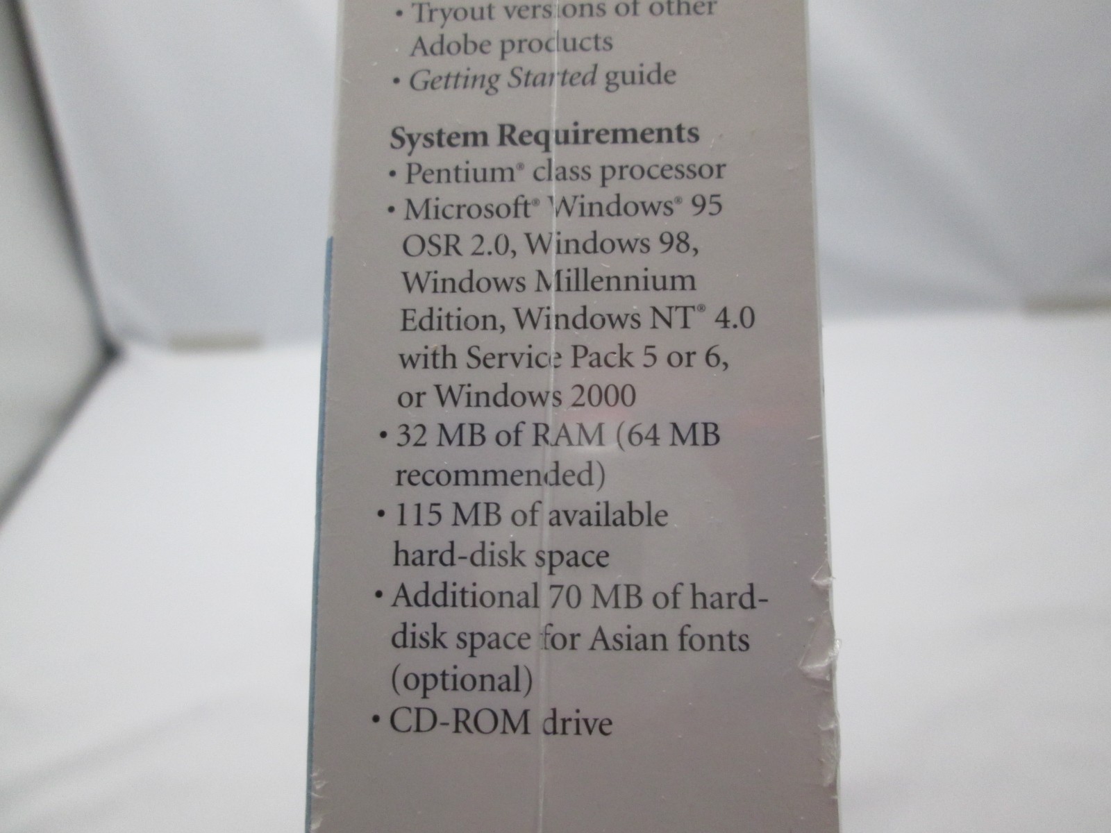 Adobe Acrobat 5.0 Update for Windows New Sealed in Box